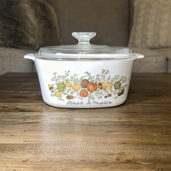 RARE Corningware L'Echalote La Marjolaine 3QT Casserole Dish A-3-B Spice Of Life - Picture 1 of 16